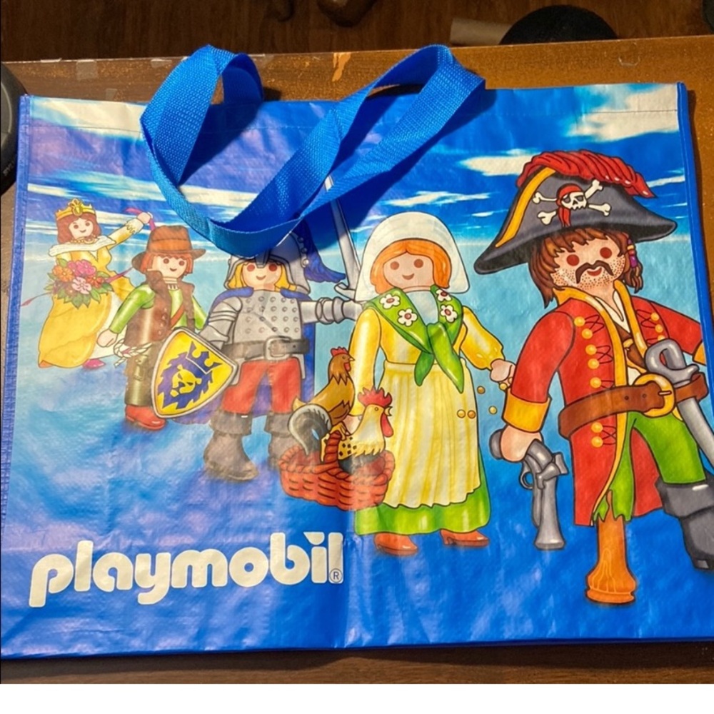 New Playmobil Shopping Tote Bag Extra Large From Germany kids toy